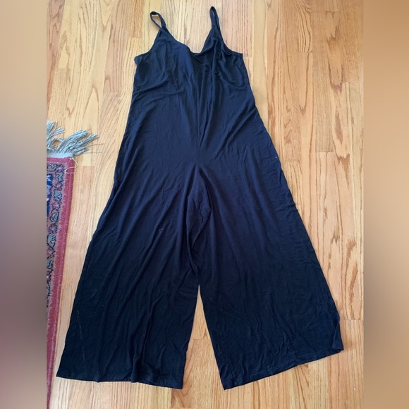 Athleta Nightime Bliss Sleep V Neck Romper Black Small - Picture 5 of 5